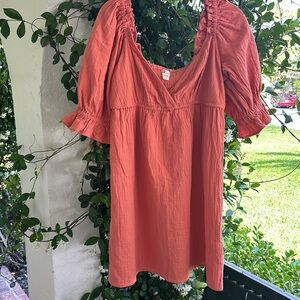 Billabong dress-tangerine-large